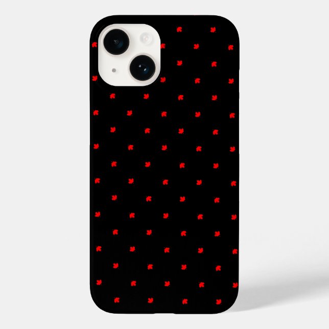 Funda De Case-Mate Para iPhone Hoja de arce de algodón canadiense (Reverso )