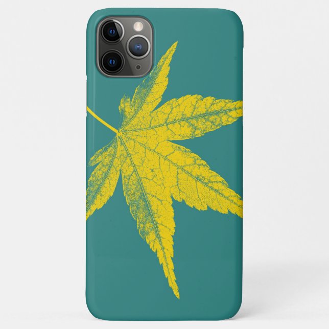 Funda De Case-Mate Para iPhone Hoja de arte (Reverso)