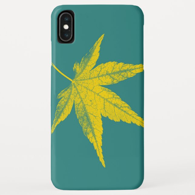 Funda De Case-Mate Para iPhone Hoja de arte (Reverso)