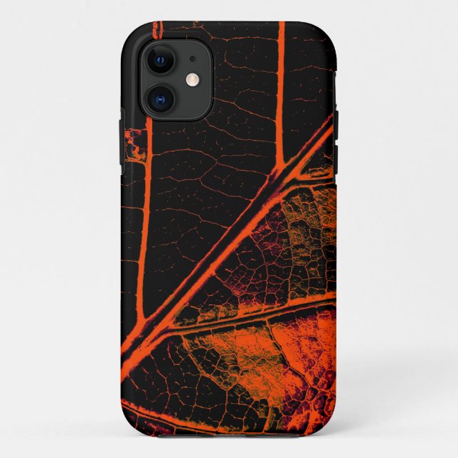 Funda De Case-Mate Para iPhone Hoja de arte 4 (Reverso)