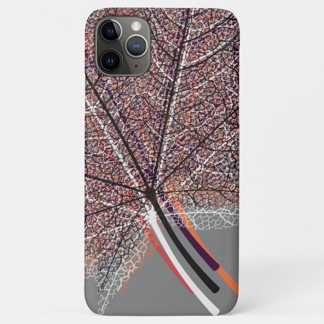Funda De Case-Mate Para iPhone Hoja de invierno #3 (Reverso)