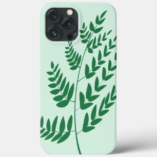 Funda Para iPhone 13 Pro Max Hoja de planta verde