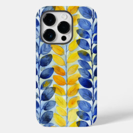 Funda Para iPhone 14 Pro De Case-Mate Hojas amarillas y azules