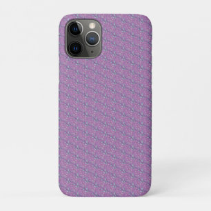 Funda Para iPhone 11 Pro Hojas azul y púrpura