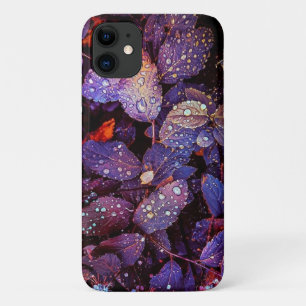 Funda Para iPhone 11 hojas coloridas Estuche para iPhone Funda-Mate