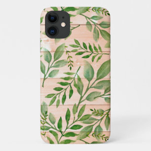 Funda Para iPhone 11 Hojas de acuarela