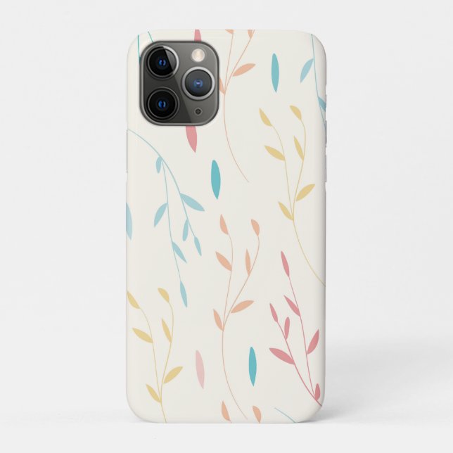 Funda De Case-Mate Para iPhone hojas de árbol (Reverso)