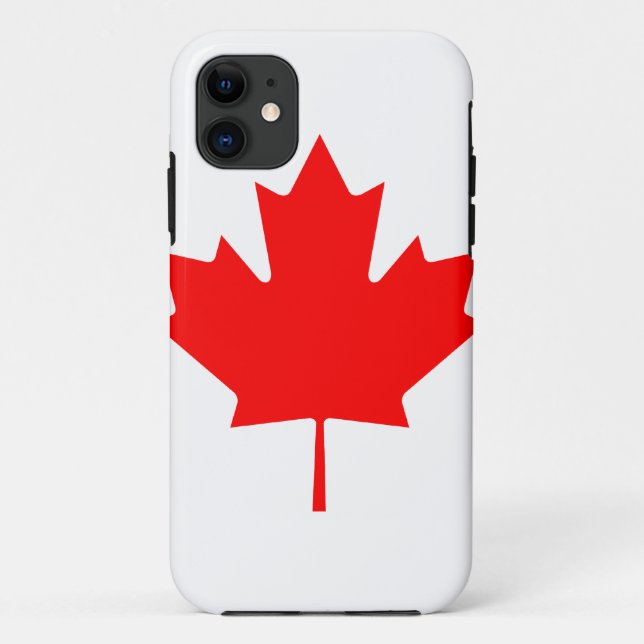 Funda De Case-Mate Para iPhone Hojas de arce de Canadá (Reverso)