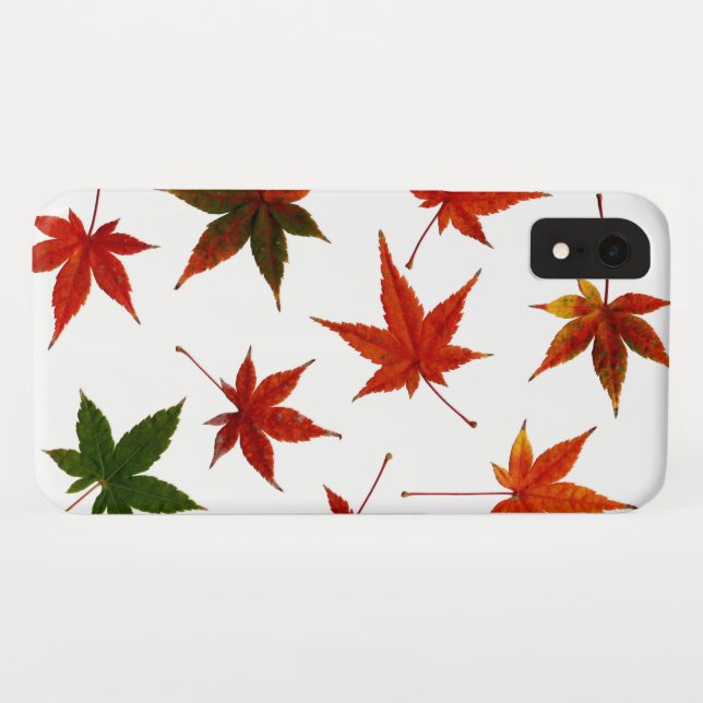 Funda De Case-Mate Para iPhone Hojas de arce japonesas (Reverso (horizontal))