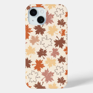 Funda Para iPhone 15 Hojas de arce otoñales follaje de acción de gracia