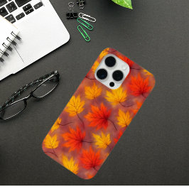 Funda Para iPhone 15 Pro Max Hojas de cascada rusticas para caídas - Foliage de