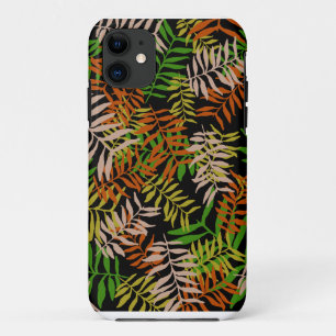 FUNDA PARA iPhone 11 HOJAS DE LA NATURALEZA DE LA SELVA