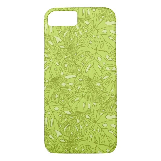 Funda De Case-Mate Para iPhone Hojas de la palmera (Reverso)