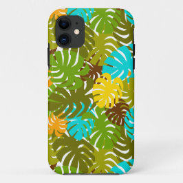 Funda Para iPhone 11 Hojas de Monstera