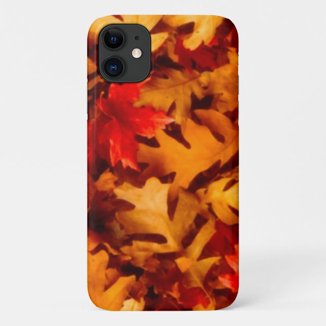 Funda De Case-Mate Para iPhone Hojas de otoño (Reverso)
