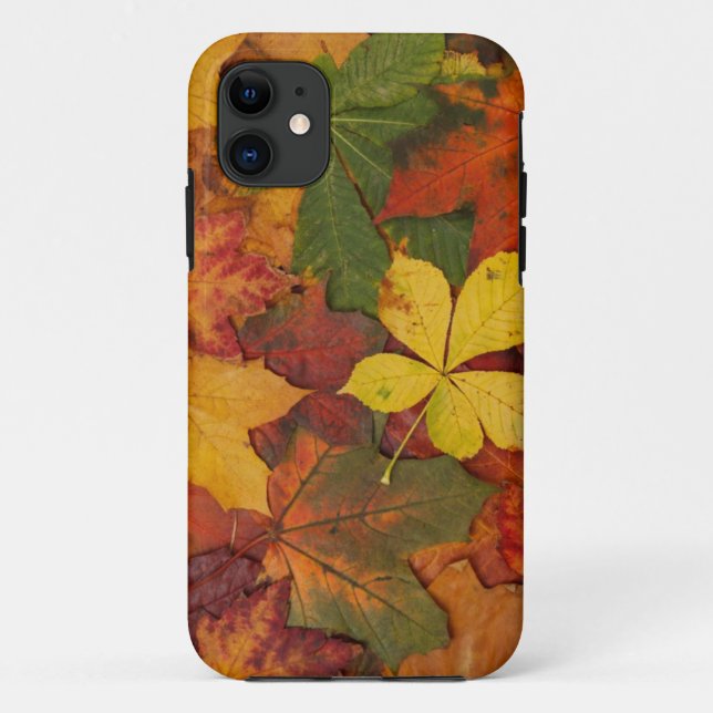 Funda De Case-Mate Para iPhone Hojas de Otoño (Reverso)