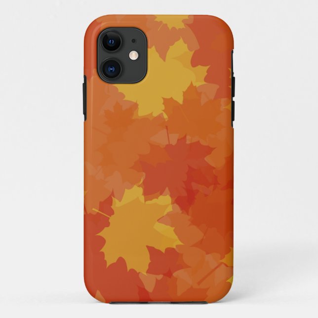 Funda De Case-Mate Para iPhone Hojas de otoño (Reverso)