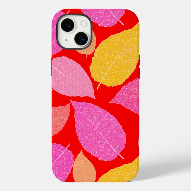 Funda De Case-Mate Para iPhone Hojas de otoño . (Reverso )