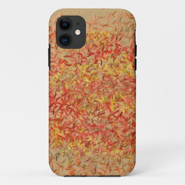 Funda De Case-Mate Para iPhone Hojas de otoño (Reverso)
