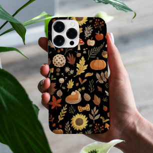 Funda Para iPhone 14 Pro Max De Case-Mate Hojas de Otoño y Calabazas de Acción de Gracias