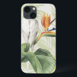 Funda Para iPhone 13 Hojas de palma con pájaro blanco<br><div class="desc">"Avian Paradise II" de Grace Popp. Palm Sale Con Pájaro Tropical Blanco. | 157016GG</div>