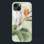 Funda Para iPhone 13 Hojas de palma con pájaro blanco<br><div class="desc">"Avian Paradise II" de Grace Popp. Palm Sale Con Pájaro Tropical Blanco. | 157016GG</div>