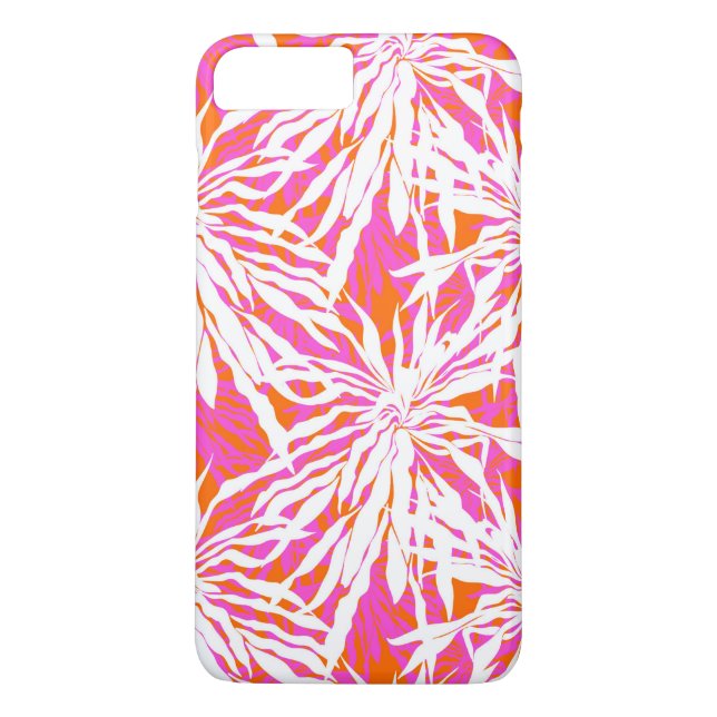 Funda De Case-Mate Para iPhone Hojas de palma tropicales (Reverso)