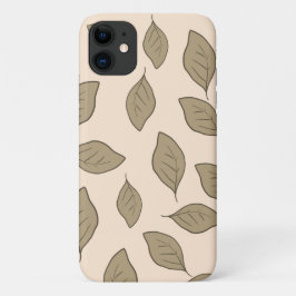 Funda Para iPhone 11 Hojas de patrón lisas