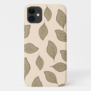 Funda Para iPhone 11 Hojas de patrón lisas