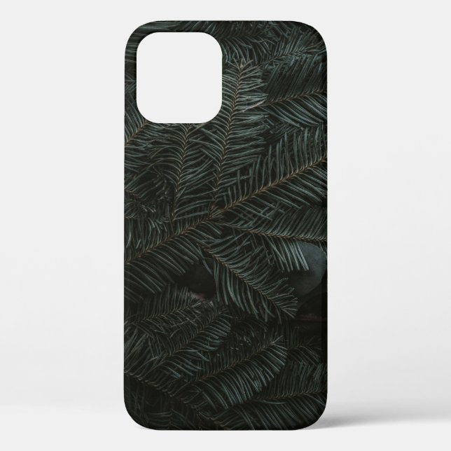 Funda De Case-Mate Para iPhone Hojas de pino verdes (Reverso )