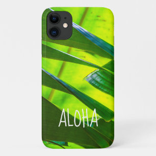 Funda Para iPhone 11 Hojas de plátano, Jardín McBryde, Kauai, Hawaii