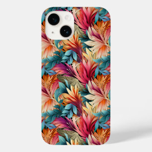 Funda Para iPhone 14 De Case-Mate Hojas de verano coloridas y exóticas