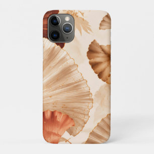 Funda Para iPhone 11 Pro Hojas doradas de ginkgo Diseño botánico elegante