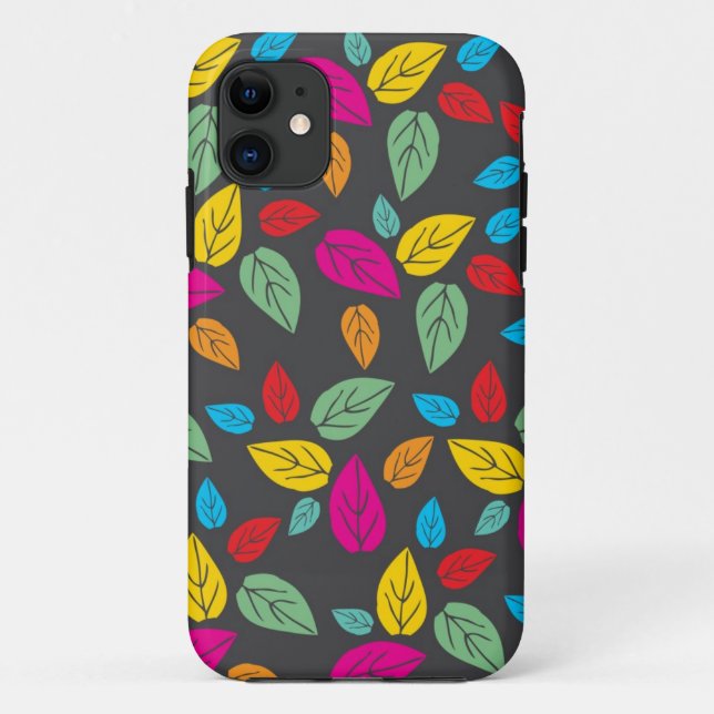 Funda De Case-Mate Para iPhone hojas hermosas del modelo (Reverso)