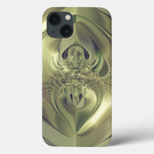 Funda Para iPhone 13 Hojas Metálicas