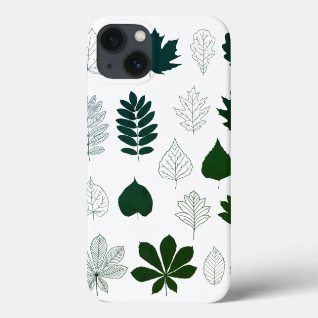 Funda De Case-Mate Para iPhone hojas, naturaleza, otoño (Reverso)