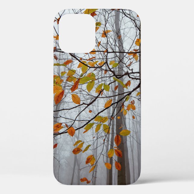 Funda De Case-Mate Para iPhone Hojas otoñales caídas hoja de bosque (Reverso )