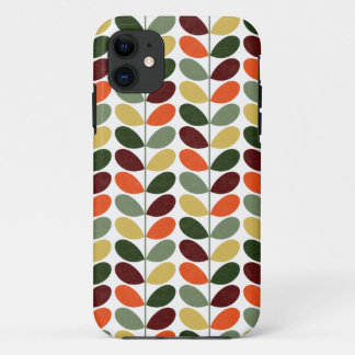 Funda Para iPhone 11 Hojas retro II
