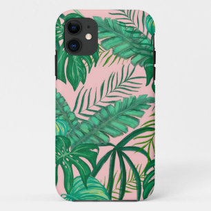 Funda Para iPhone 11 Hojas Tropicales