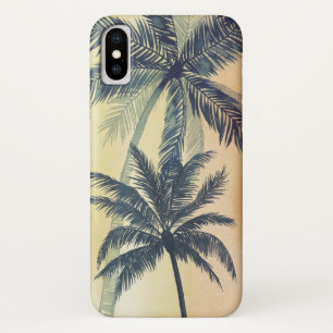 Funda Para iPhone X Hojas tropicales de palma