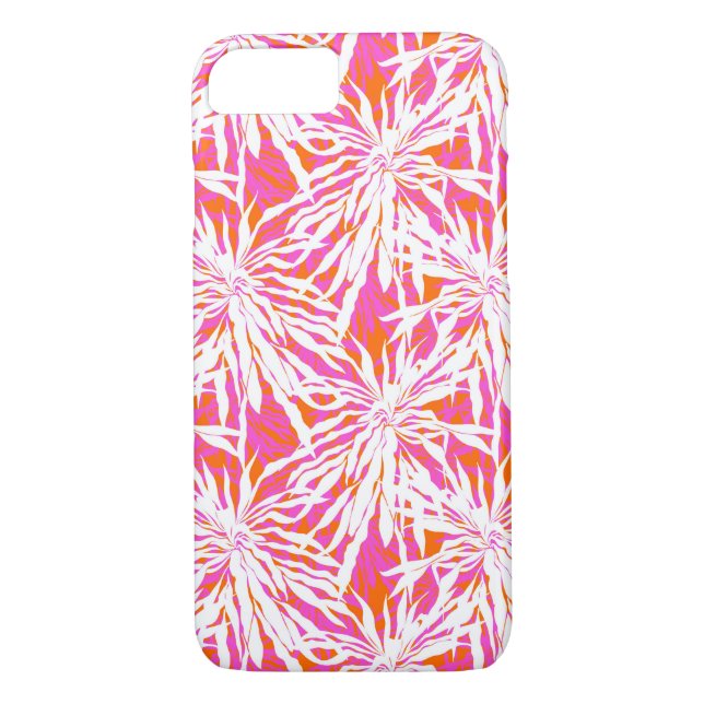 Funda De Case-Mate Para iPhone Hojas tropicales de palma (Reverso)