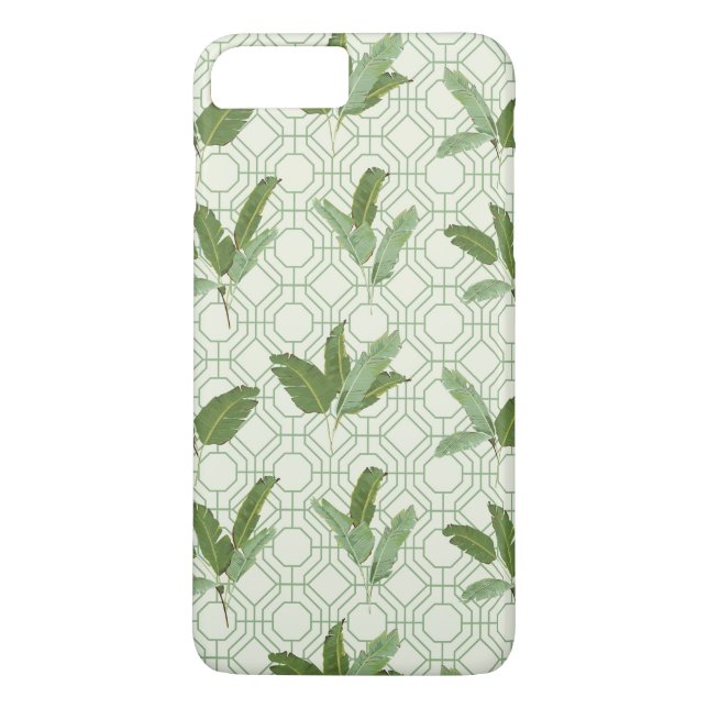 Funda De Case-Mate Para iPhone Hojas tropicales de palma (Reverso)