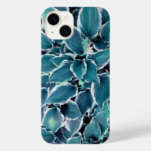 Funda Para iPhone 14 De Case-Mate Hojas verde azuladas y blancas
