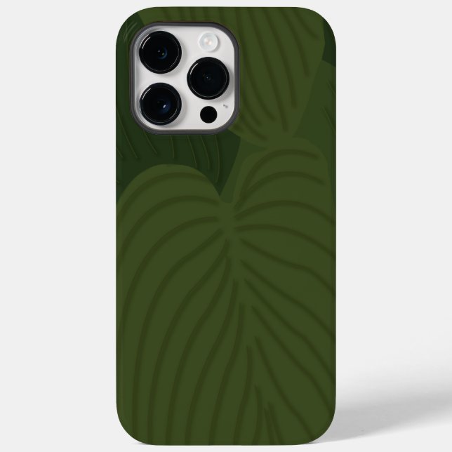 Funda De Case-Mate Para iPhone Hojas Verdes Botánico Hoja (Reverso )