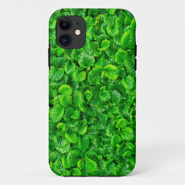 Funda De Case-Mate Para iPhone Hojas Verdes Lujuriosas (Reverso)