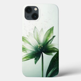 Funda Para iPhone 13 Hojas y flores