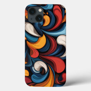 Funda Para iPhone 13 Hojas y flores