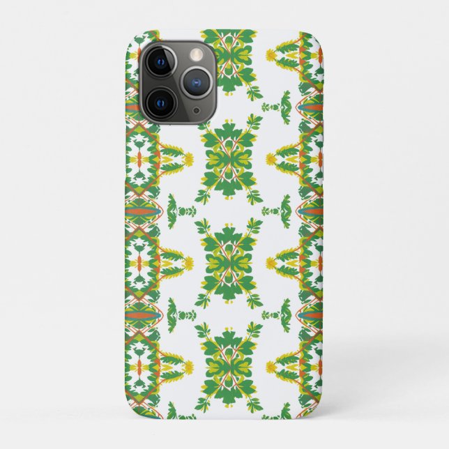Funda De Case-Mate Para iPhone Hojas y Nubes (Reverso)