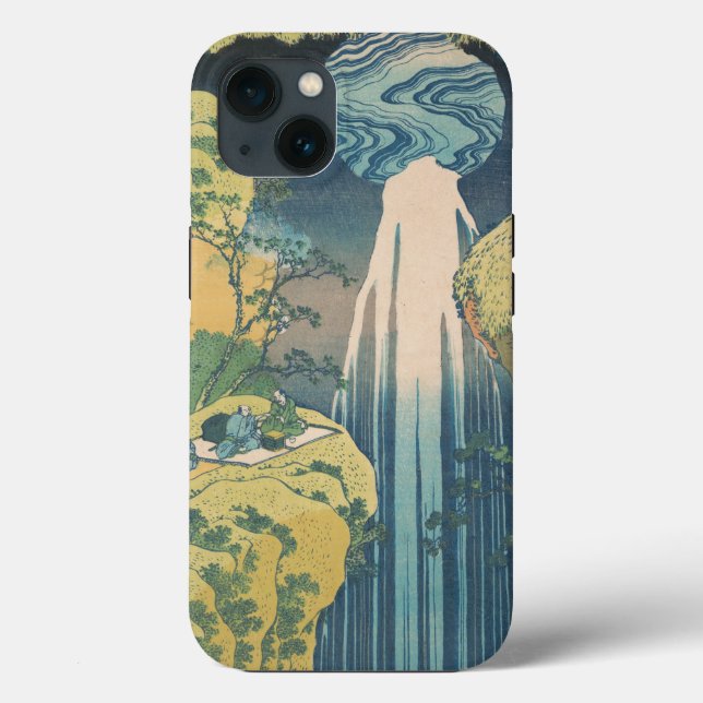 Funda De Case-Mate Para iPhone Hokusai Amida cae cascada (Reverso )