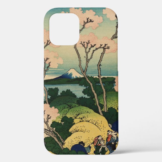 Funda De Case-Mate Para iPhone Hokusai Katsushika - Goten-Yama-Hill, Shinagawa (Reverso )